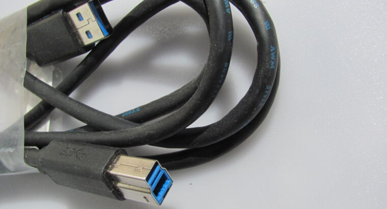 USB 3.0 A Male To B Male Printer Cable External HD