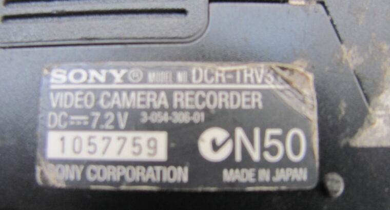SONY Digital Handycam DCR-TRV310E for PARTS