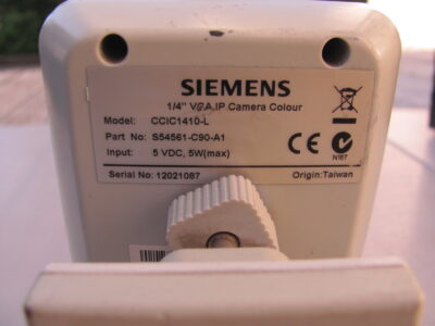 Siemens CCIC1410-L dual-streaming indoor UNTESTED