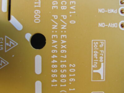 LG POWER SUPPLY EAY64489641,EAX67165801(1.6)