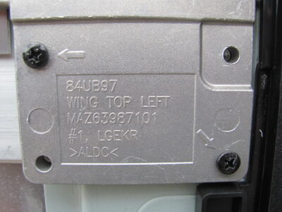 LG 84UB97 WING TOP LEFT and RIGHT MAZ63987101