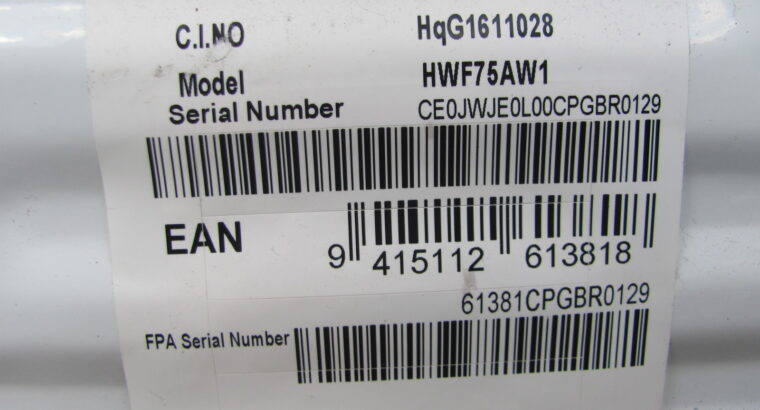 Washing machine HAIER HWF75AW1 7.5KG FAULTY