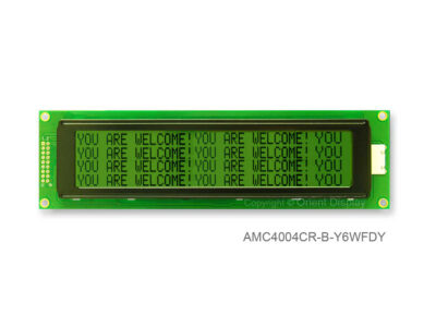 AMC4004CR-B-Y6WFDY (40×4 Character LCD Module)