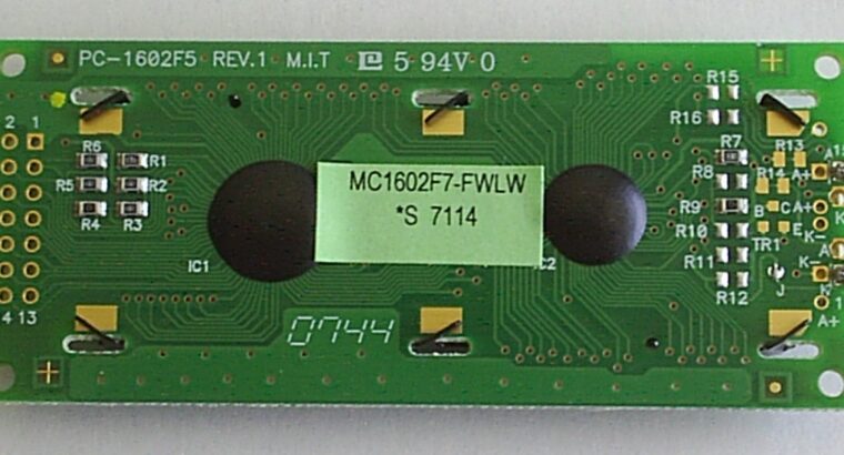 MC1602F7-SBLW Alphanumeric LCD Display