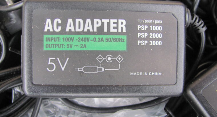 Replacement AC Adapter for PSP 1000/2000/3000