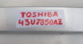 Stand for TV TOSHIBA 43U7850AZ with SCREWS