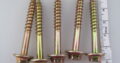 Timber Screws Hex Yellow zinc 12G-11 x 45mm(100pc)