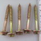 Timber Screws Hex Yellow zinc 12G-11 x 45mm(100pc)