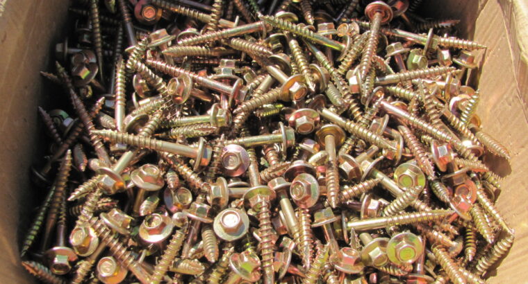 Timber Screws Hex Yellow zinc 12G-11 x 45mm(100pc)