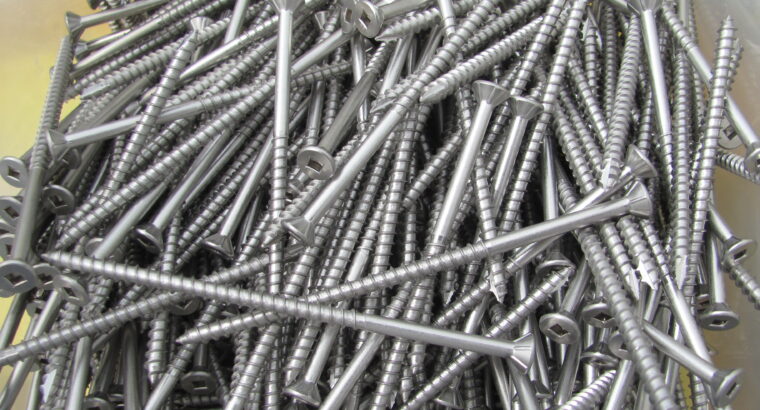 DECKING SCREWS 12G-11X125mm 304 S/Steel(500)