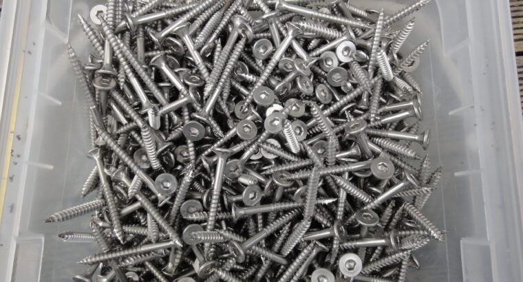 Batten Screw 65mm Stainless Steel 304 (1000pcs)