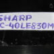 STAND for SHARP LC-40LE830M with SCREWS