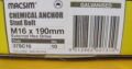 CHEMICAL ANCHOR STUD BOLT M16 x 190mm(10pcs)