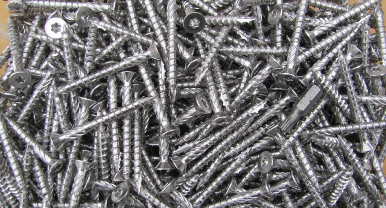 DECKING SCREWS 10G-9X50mm 304 S/S (QTY 1000pcs)