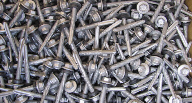 SELF DRILLING SCREWS 12G-24 x 50mm GALV (1000pcs)
