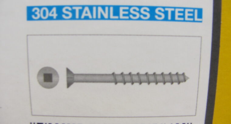 CHIPBOARD stainless steel SCREWS 8G x 51mm 1000pcs