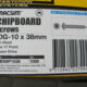 CHIPBOARD s/s 304 SCREWS 10G-10 x 38mm (1000pcs)