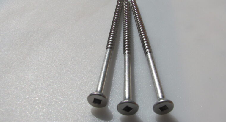 DECKING SCREWS 12G-11X125mm 304 S/Steel(500)
