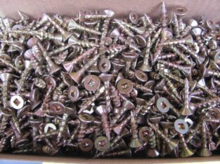 CHIPBOARD YELLOW ZINC SCREWS 8 x 3/4 (1000pc)
