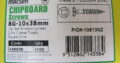 CHIPBOARD YELLOW ZINC SCREWS 8G-10 x 38mm (1000pc)
