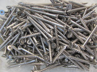 DECKING SCREWS 12G-11 x 65mm 316 S/S (QTY 500pcs)