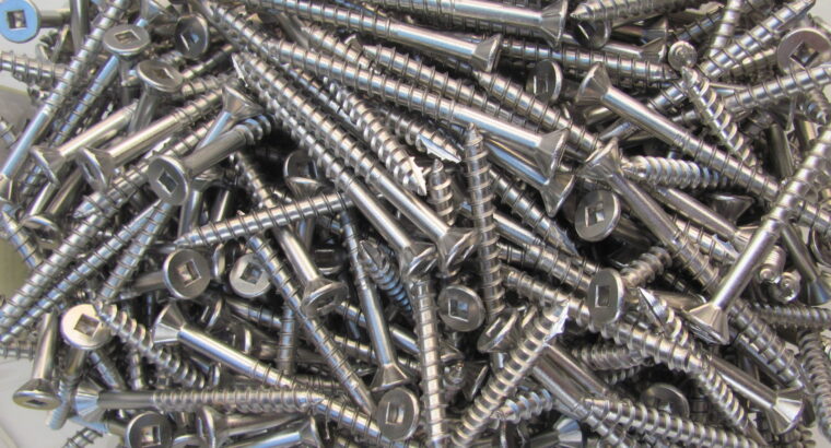 DECKING SCREWS 12G-11 x 65mm 316 S/S (QTY 500pcs)