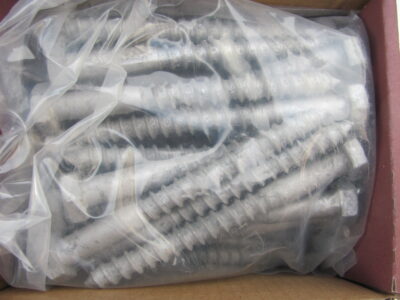 HEX HEAD 10mm x 100mm GALV COACH SCREW(QTY 50pcs)