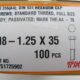 HEX CAP BOLTS M8-1.25x35mm S/S 316(QTY 100pcs)