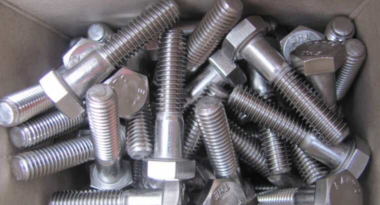 HEX CAP BOLTS M8-1.25x35mm S/S 316(QTY 100pcs)