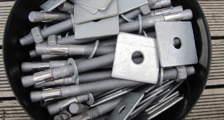 WEDGE ANCHORS 12mm x 180mm GALVANISED(10pcs)