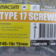 TYPE 17 SCREWS – 14G-10 x 75mm – GALV (500pcs)
