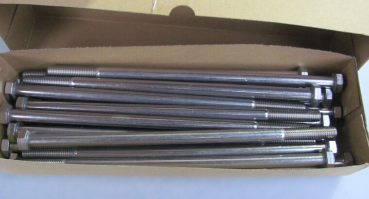 M12 x 280mm 316 Stainless Steel Hex Head Bolt