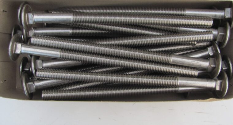 M12 x 200mm 316 Stainless Steel MUSHROOM head