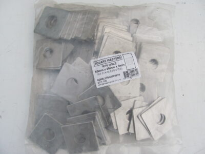 Square Washer Stainless Steel 304 M16 50x50x3