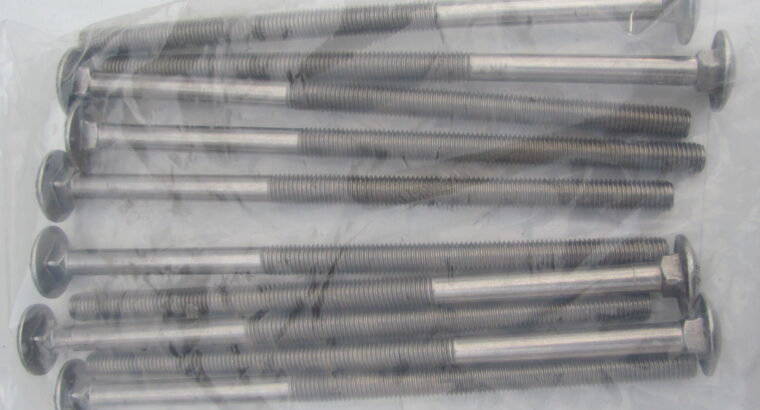 M12 x 240mm 316 Stainless Steel MUSHROOM head