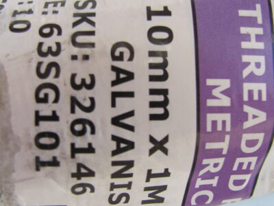 M10(1m) Threaded Rod, Hot Dip Galvanized