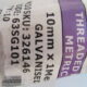 M10(1m) Threaded Rod, Hot Dip Galvanized