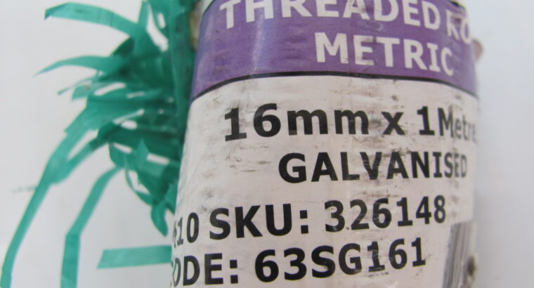 M16(1m) Threaded Rod, Hot Dip Galvanized
