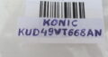 Stand for TV KONIC KUD49VT668AN with SCREWS