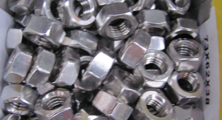 HEX NUTS M8 Stainless Steel 304 (100pcs)