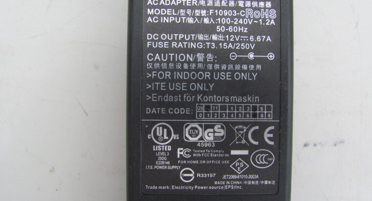 POWER SUPPLY 12V , 6.67A