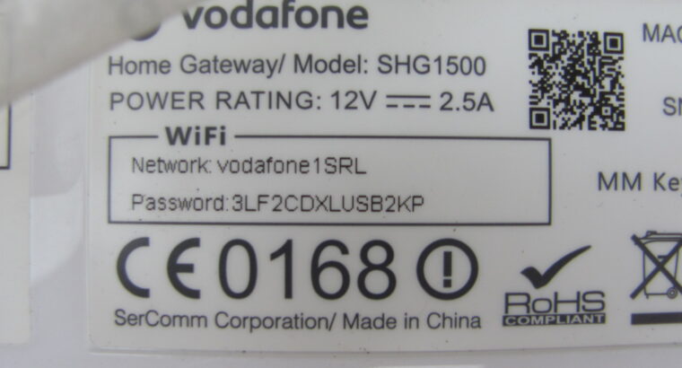 Vodafone Home Gateway Modem model SHG1500