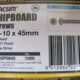 CHIPBOARD s/s 304 SCREWS 8G-10 x 45mm (200)