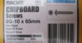CHIPBOARD s/s 304 SCREWS 8G-10 x 65mm (200pcs)