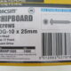 CHIPBOARD s/s 304 SCREWS 10G-10 x 25mm (1000pcs)