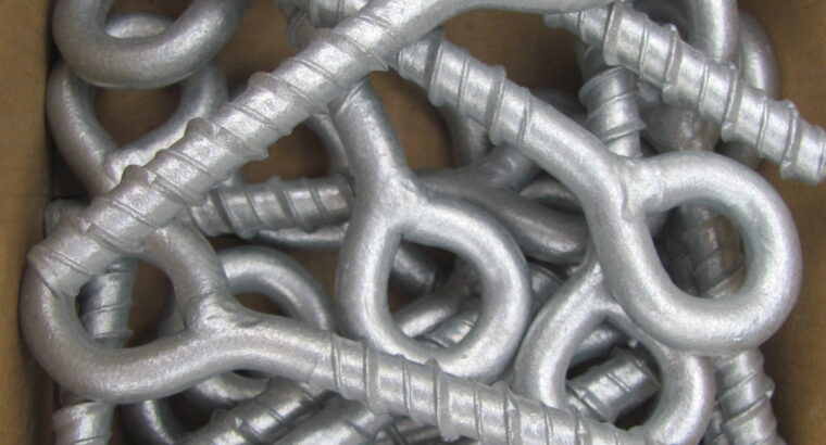ANCHOR SCREWBOLT GALVANIZED 8mm x 55mm EYEBOLT