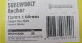 ANCHOR SCREWBOLT GALVANIZED 10mm x 60mm