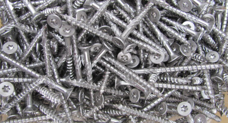 DECKING SCREWS 10G-9 x 65mm 304 S/S (QTY 500pcs)