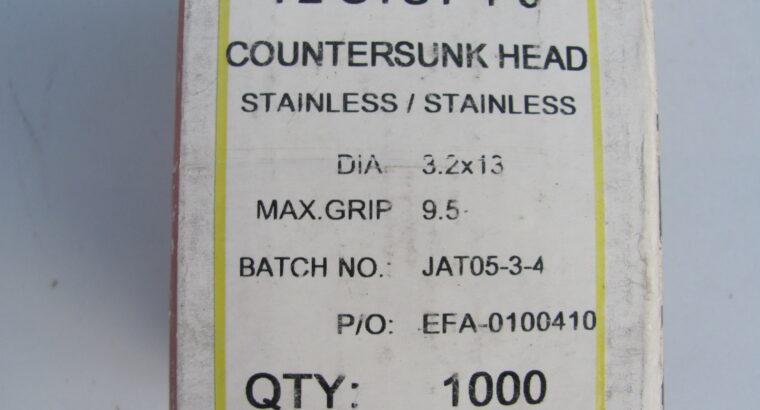 STAINLESS STEEL Blind Rivets 3.2mm x 6.4mm (1000)