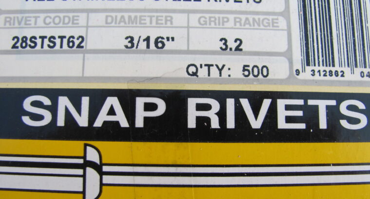STAINLESS STEEL Blind Rivets 3/16 x 3.2mm(500)